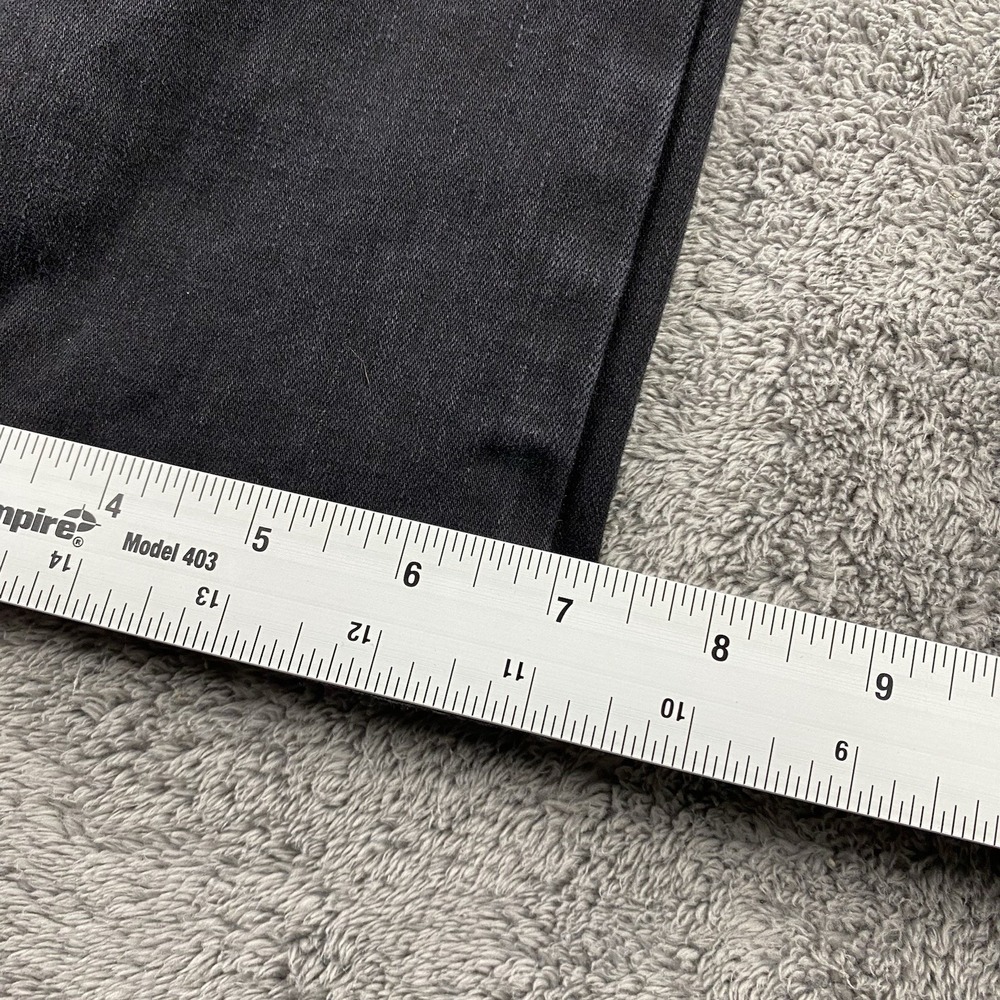 Good American Good Straight Jeans Womens 6/ 28 Black‎ Dark Wash Denim Mid Rise - Picture 5 of 13